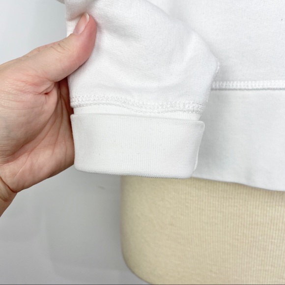 Calvin Klein USA map graphic flocked sweatshirt M - Picture 5 of 11